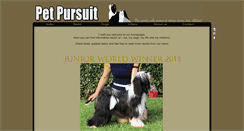 Desktop Screenshot of petpursuit.net